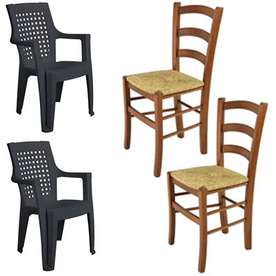 sillas y sillones para hostelería